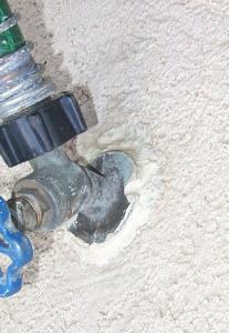 The Most Common Problems With Stucco Hose Bibbs Open Cracks Around Bibb Properly Sealed Bibb Hose Bibb Leaks Hose bibbs should be secured to