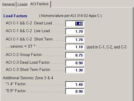 Concrete Design Modules 127 You can also apply horizontal dead, live, and short-term shears at the plane of the top of the footing.