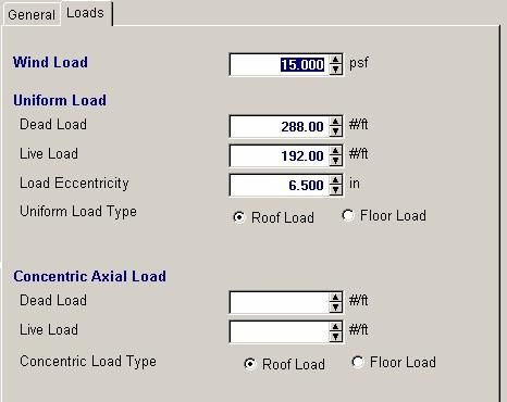 Masonry Design Modules 163 Wind Load This wind load will be applied to the wall to determine moments for wind load analysis.
