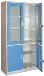 KW1700201 KW17-201 File Cabinet 4 Shelves with Door, Blue 180 115