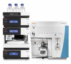 Protein/peptide quantification High-performance liquid chromatography with mass spectrometry (LC-MS) Thermo Scienific Dionex UltiMate 3000 RSLCnano Systems Our UltiMate 3000 RSLCnano systems have
