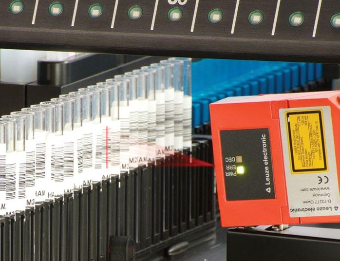 Safety COMPLETE PROCESS SECURITY AND TRACEABILITY LABWARE AND SAMPLE IDENTIFICATION Options for barcode reading