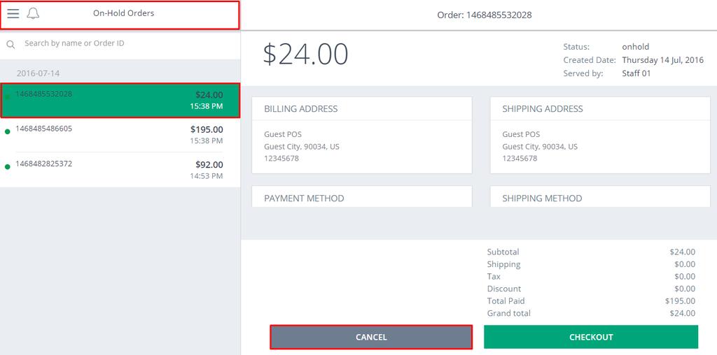 3.12. How to keep orders on hold for further processing Your customers can't make up their minds yet, or are unable to make a payment meanwhile?