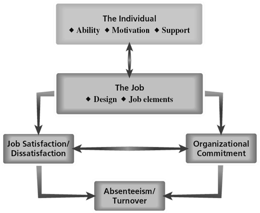 Job Satisfaction, Loyalty, and Commitment Job Satisfaction A positive emotional state resulting from evaluating one s job experience.