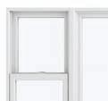 Both lower and upper sash tilt easily without removing your screens.