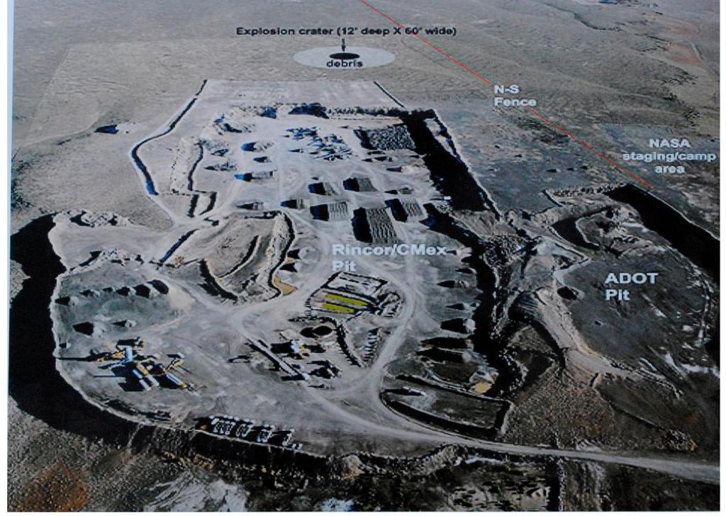 1. Fall 2012 CEMEX Project Summary 1.1 Introduction Figure 1 is an aerial view of the CEMEX mining site located on Babbitt Ranches land.