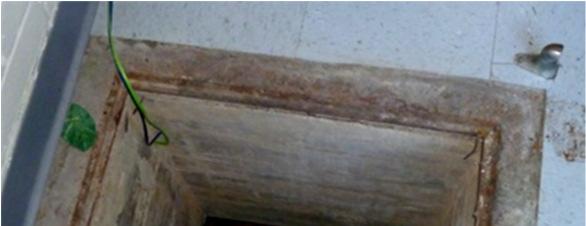 missing, degraded and/or moldy Pipe deficiencies:
