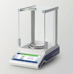 MS Analytical Analytical Balances Trusted Performance The built-in security features on MS analytical balances ensure results are always valid.