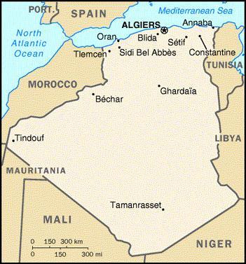 Introduction Algerian territory extends over 2.4 million km². From north to south, there are three very contrasting sets, different in topography and morphology.