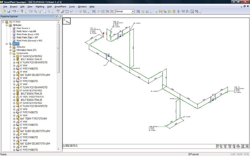3. Key Features 3.1. How SmartPlant Spoolgen Works Most of the world s 3D plant design systems use Intergraph ISOGEN software to automatically create piping design isometrics.