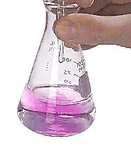 d) How did you know when all the HCH 3 CO 2(aq) had been neutralized by NaOH? We used phenolphthalein which gave us a pink color.
