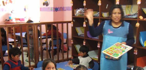 One of the most important community projects is the pre-school (6 years and under) nursery at Casaracra for 100 children with elevated lead