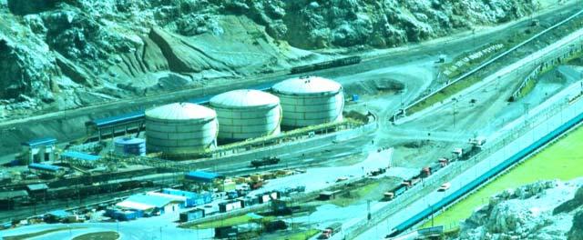 The capture of the SO 2 as Sulfuric acid requires the construction of acid storage tanks and three such tanks are days away from completion and commissioning.