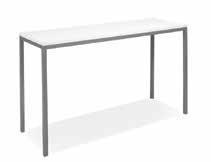 Square Bar Table White/Chrome 24 Square x 42 H Blanco Rectangle Bar Table