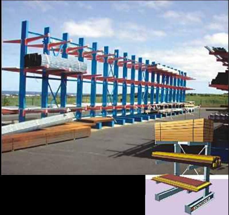 Designed Economical to handle Easy long Assembly and awkward Clear loads access from Labour all efficiency sides Cantilever Racks Giraffe Cantilever Racking is formed using Heavy Duty Structural