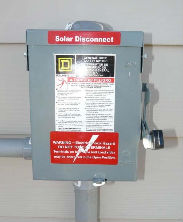 SAFETY Electrical Equipment and Placard Requirements Oncor requires placards at the utility meter to help employees know there is a DG system on-site and where they can disconnect it if necessary PUC