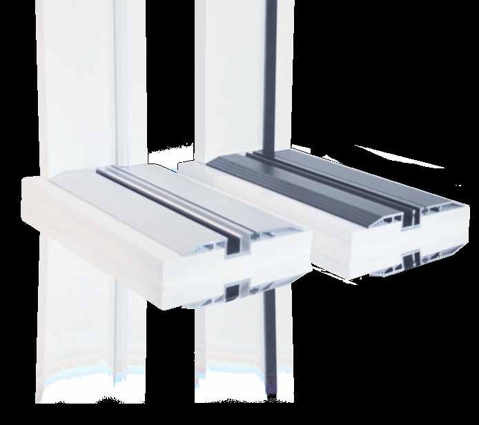 LOW PROFILE (ADA) ALUMINUM SILL A low profile (ADA) aluminum sill is now offered on the Royal Overture Folding Door.