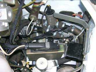 engine operating components under engine