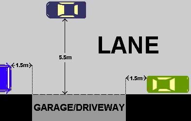 Lanes Lanes Any lane that is parallel to or behind a commercial property is classified as a commercial lane.