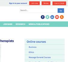 client populations, teaching and self-care. More than 60 courses are now available. amtamassage.