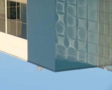 Architectural wall panel is ideal for high profile architectural