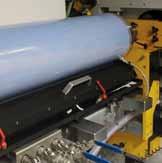 residual length optimisation (unwinder) automatic loading and unloading Contact and Circumferential Rewinder for the winding of surface-sensitive and tension-sensitive films and papers, of foam films