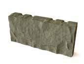 Weight* 18 lbs. Coverage Medium Unit.64 sq. ft. Textured & Ashlar Textured unit Ashlar unit Approx. Dimensions 7 H x 15 7 8 W x 2 5 8 D Approx. Weight* 22 lbs.