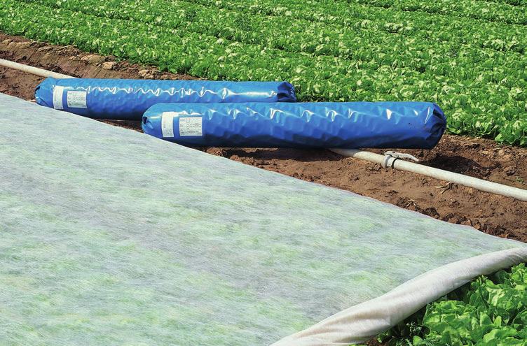 Protection climate barrier for all horticultural crops Excellent water permeability, limiting water retention held in the cross section of