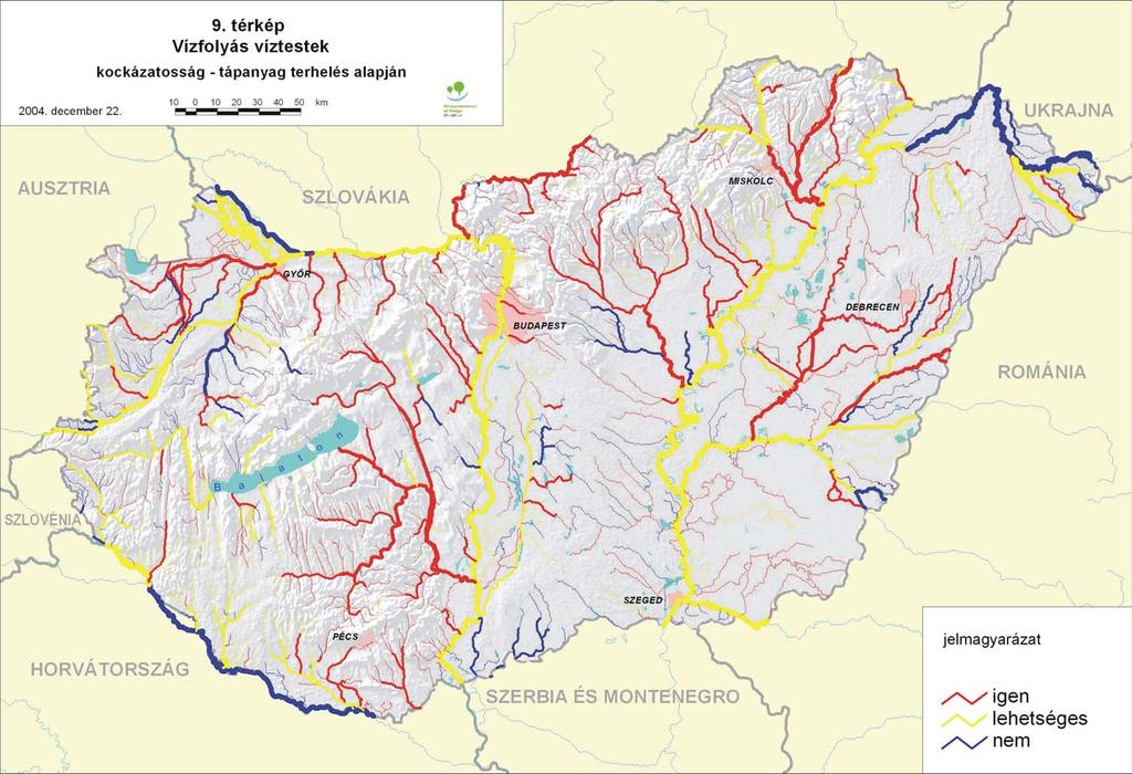 River water bodies risk of failure to reach the environmental