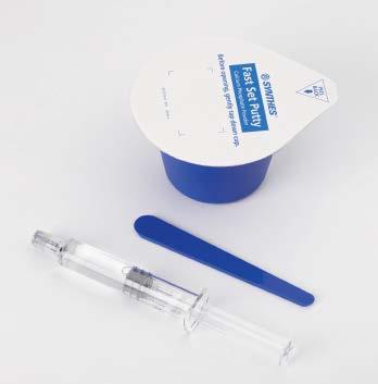 Product Information 07.704.103S 07.704.105S 07.704.110S Drillable Fast Set Putty, sterile 3 cc 5 cc 10 cc 07.