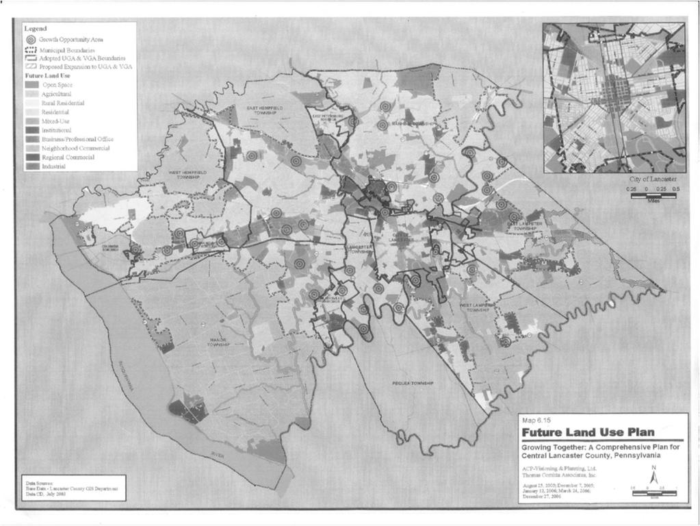 REGIONAL COMPREHENSIVE PLAN What the Comprehensive Plan looks at (MPC 301.