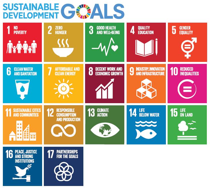 About the mapped indicators throughout this report: THE UNITED NATIONS SUSTAINABLE DEVELOPMENT GOALS Our commitment to sustainability is in line with current global aspirations and initiatives.