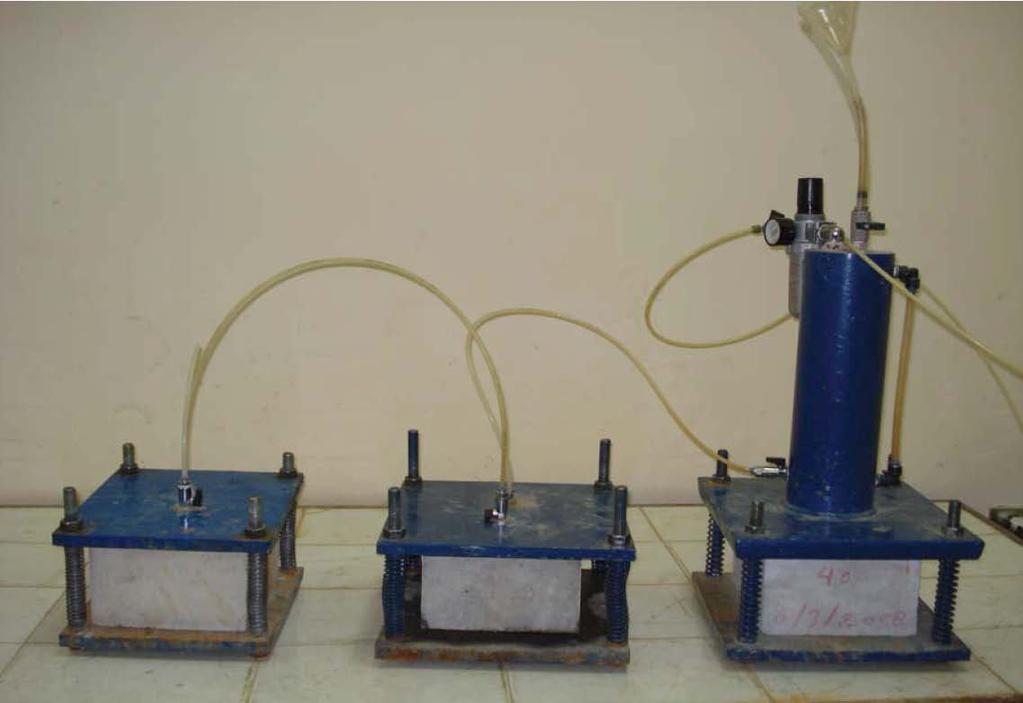 Elsayed Concrete Research Letters Vol. 3(4) 2012 3. Results and Discussion 3.1. Slump Figure 3: Apparatus of permeability test The slump results are shown in Figure (6) for ordinary Portland cement mixtures.