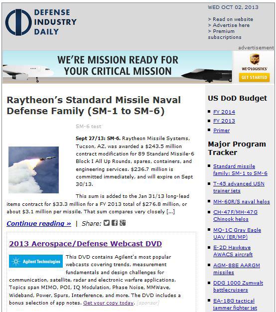 Defense Industry Daily 300,000 Unique Monthly Visitors to the DID Site