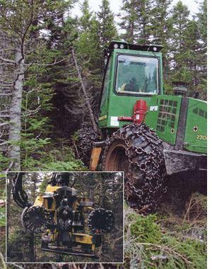 expectation for ghost trail application. The 745 head serves as a productive thinning head, as well as having the power and capacity to handle challenges in clearcut applications too.