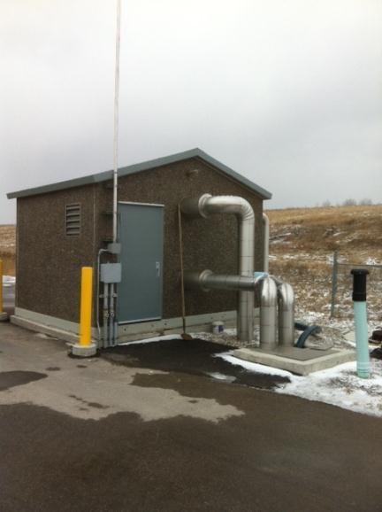 to Dingman Pumping Station. The annual operating savings associated with the reduction of trucking of leachate are estimated at approximately $280,000. 5.