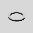 Sealing ring CRO Sealing ring CRO for use in the chemicals and food processing industries -Q- Temperature range 40 +80 C Material: Polyvinylidenefluoride General technical data Mounting position Any