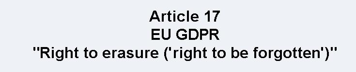 EU General Data Protection Regulation (EU GDPR) Regulation of the European Parliament and Council on the protection of individuals with regard to the