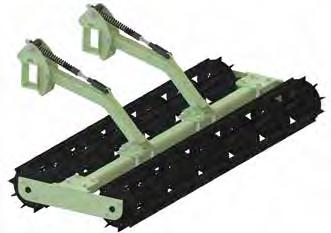 on the pivot track and accurately controls the tillage depth.