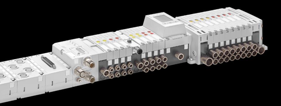// AV VALVE SYSTEM WITH AES FIELD BUS SYSTEM High flexibility based on multiple variances and full configurator support High level of function integration