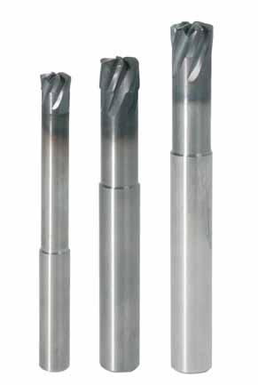 X-Feed End Mills for High-Feed Milling X-Feed X-Feed signifi cantly reduces manufacturing time machining heat-treated steels up to 67 HRC hardness, having 50% more effective cutting edges than