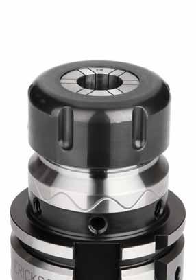Putting your round tools in a position to succeed Precision Collet Chuck Minimises runout to