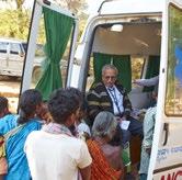 71 Healthcare In FY 15, 1,439 medical camps were organized, inclusive of family welfare camps, reaching out to 1,46,804 villagers. We treated 1,245 patients afflicted with chronic ailments.