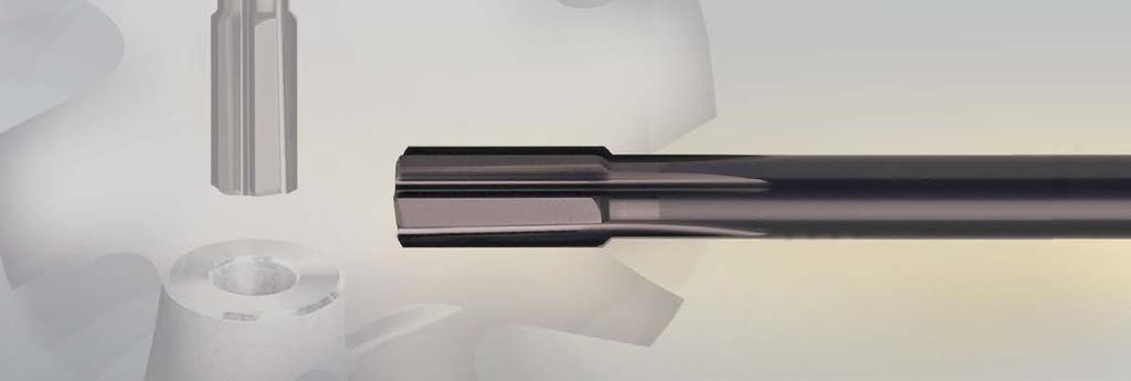 CAST Solid carbide high-performance reamer for an optimal surface