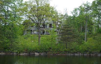 Thomas and Susan Ann Wilson purchased a farm in Gaunt Bay from Charles and Arthur Gaunt. The original farmhouse was built in 1903 or 1904 and is located on the river side of Moon River Road.