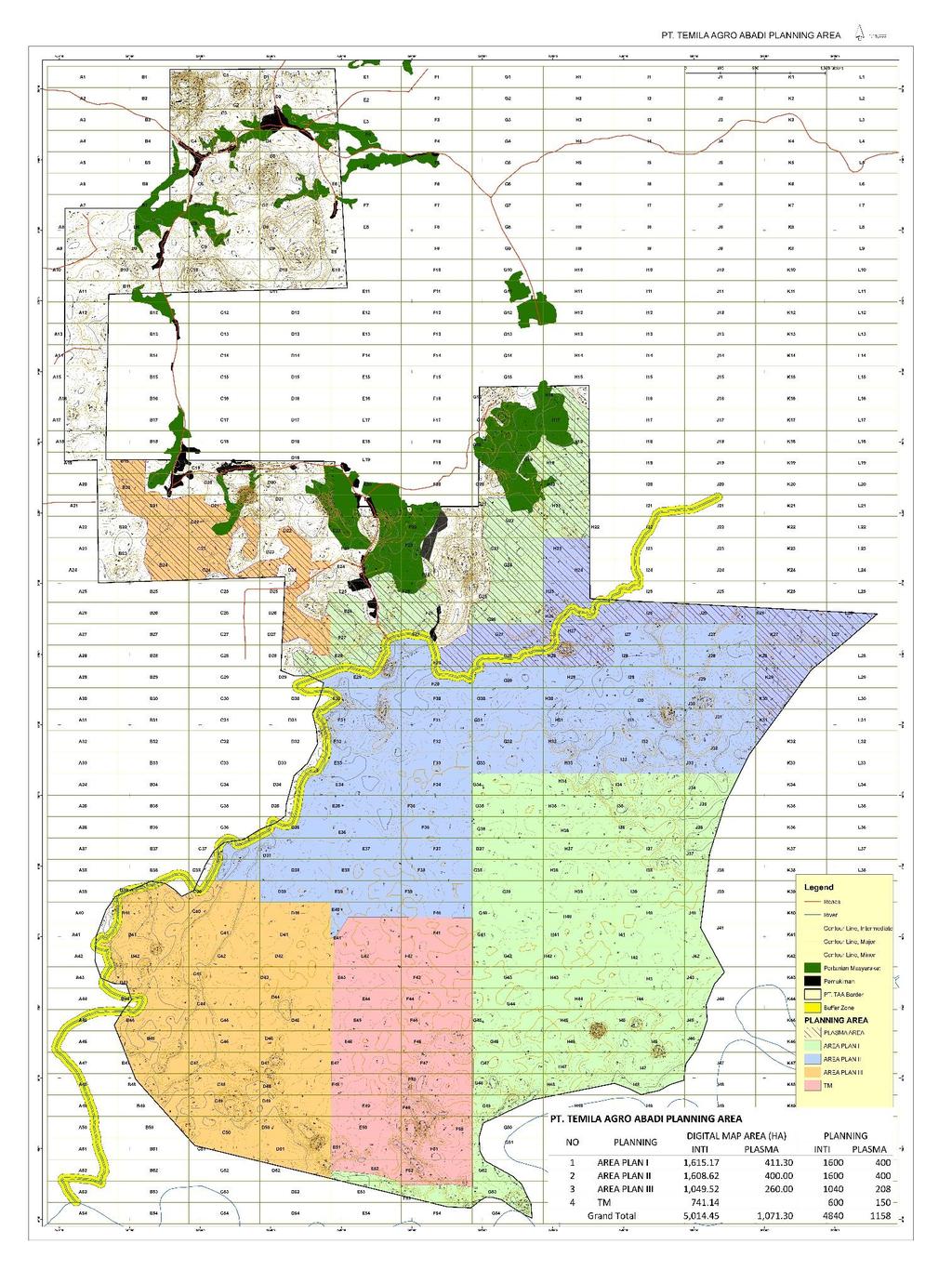 Figure 5. Land Cover Map of PT.