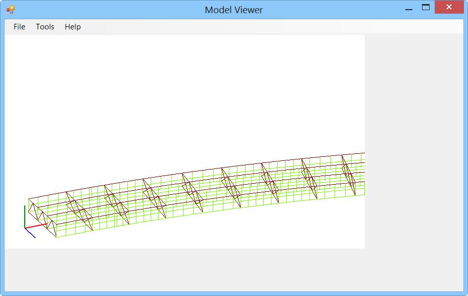The 3D Model Actions files list the FE results (reactions, element actions, displacements) for the models.