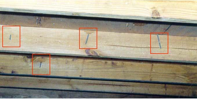 Figure 3-7a is an example of unacceptable nails.