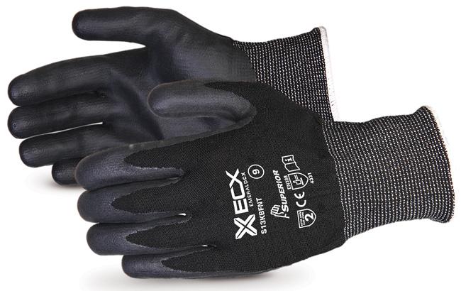 EMERALD CX NYLON/STAINLESS-STEEL GLOVE WITH NITRILE PALM Emerald CX Nylon/Stainless-Steel Cut-Resistant String-Knit Glove with Nitrile Palm 1125 grams of cut protection SUS13KBFNT 08-11 SUS13KBFNT