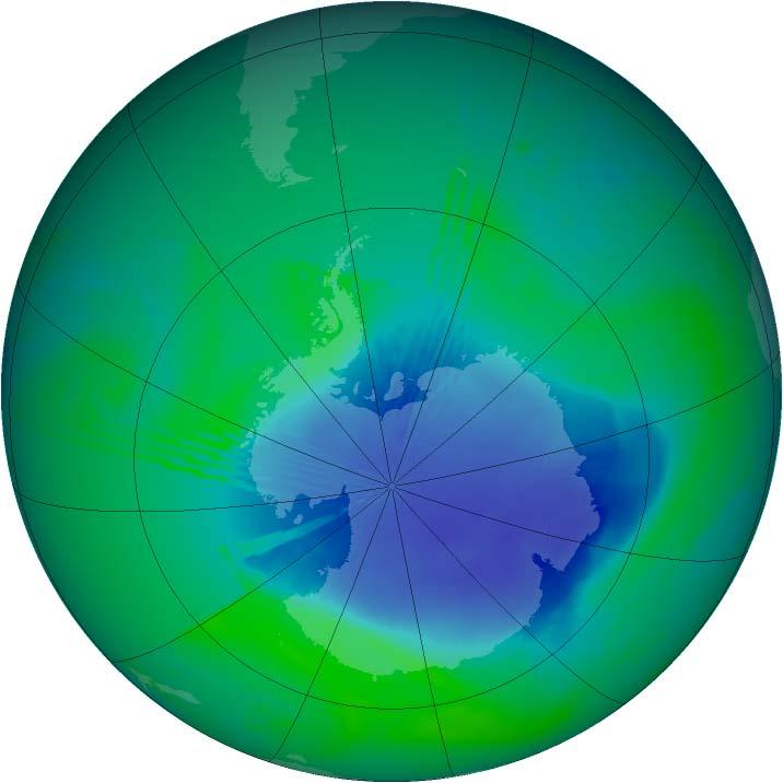 Ozone Hole (Antarctica) December 4,